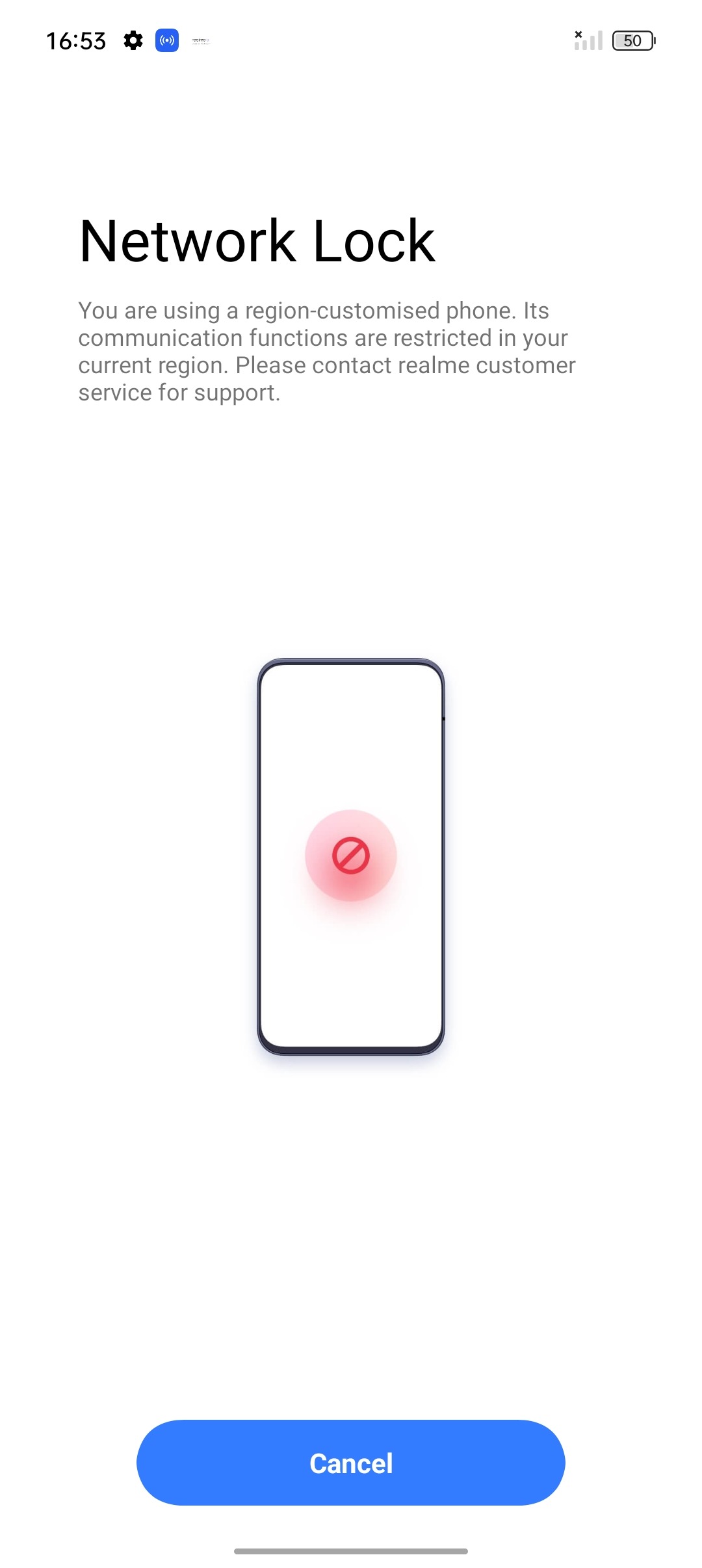 Realme Note 50 RMX3834 unlock network