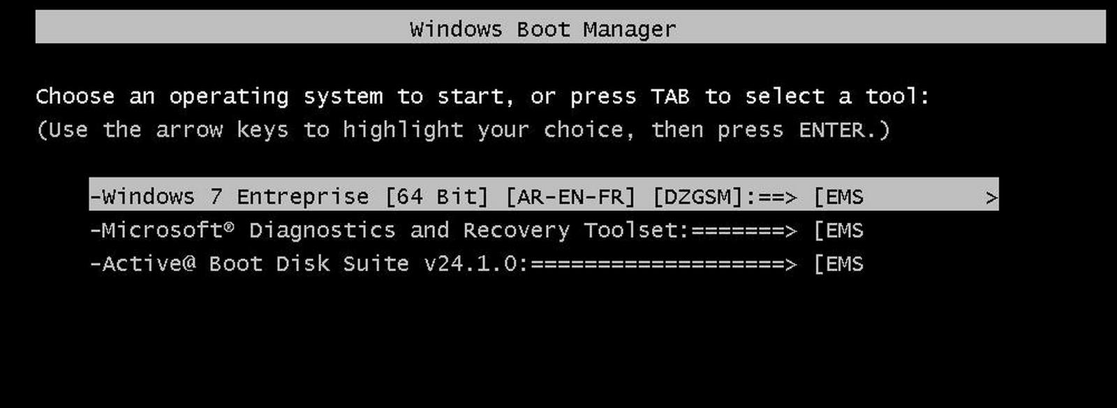 Windows 7 Enterprise [64 Bit] [V01] [AR-EN-FR] [ISO] BY DZGSMTEAM