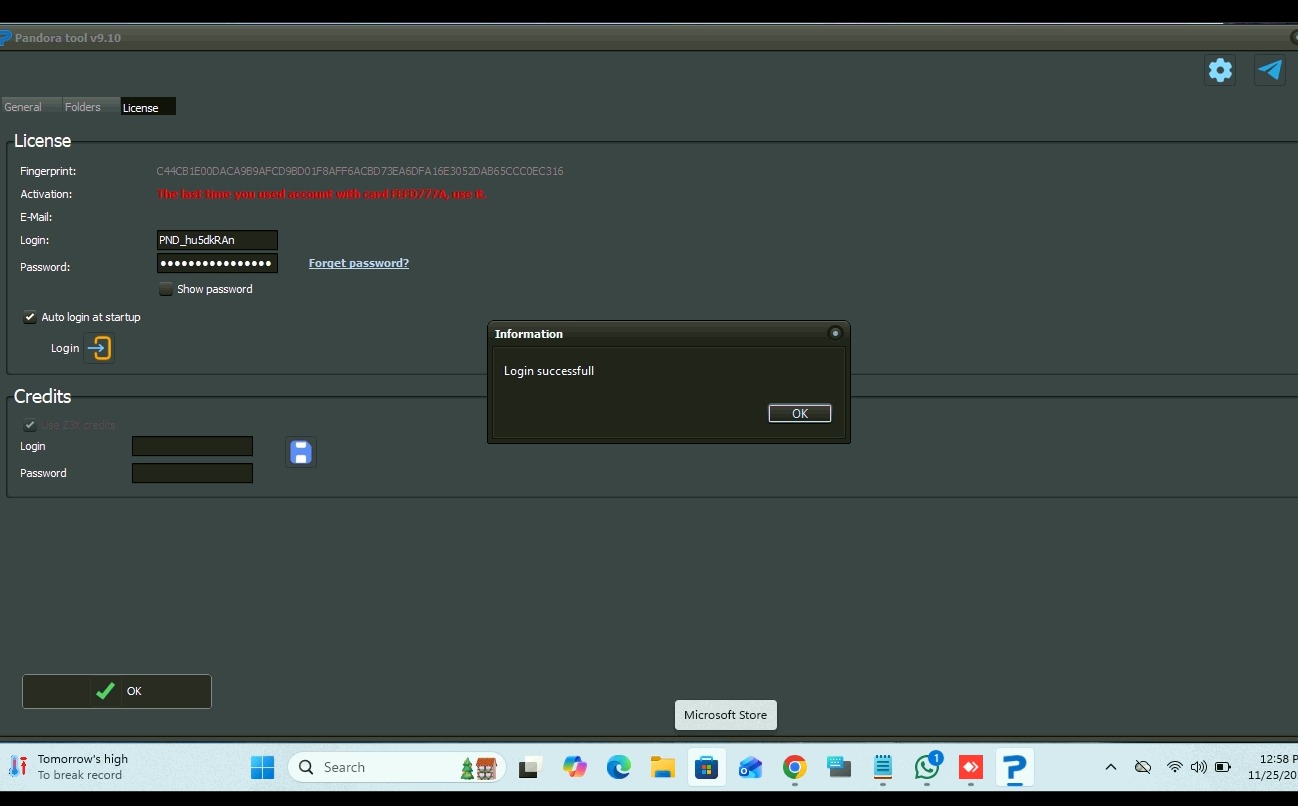 Pandora Digital lOGIN