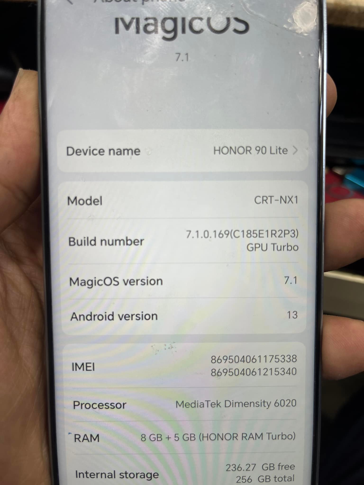 HONOR 90 LITE CRT-N31 dump file unlocktool