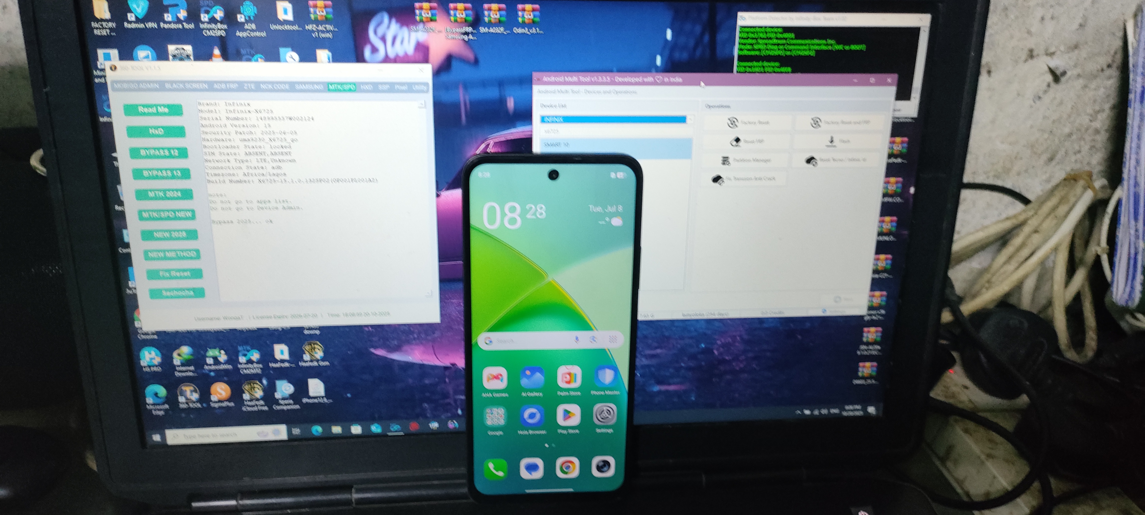 360 tool best tool for all SPD Android 10 to 15 security plugin unlock no relock