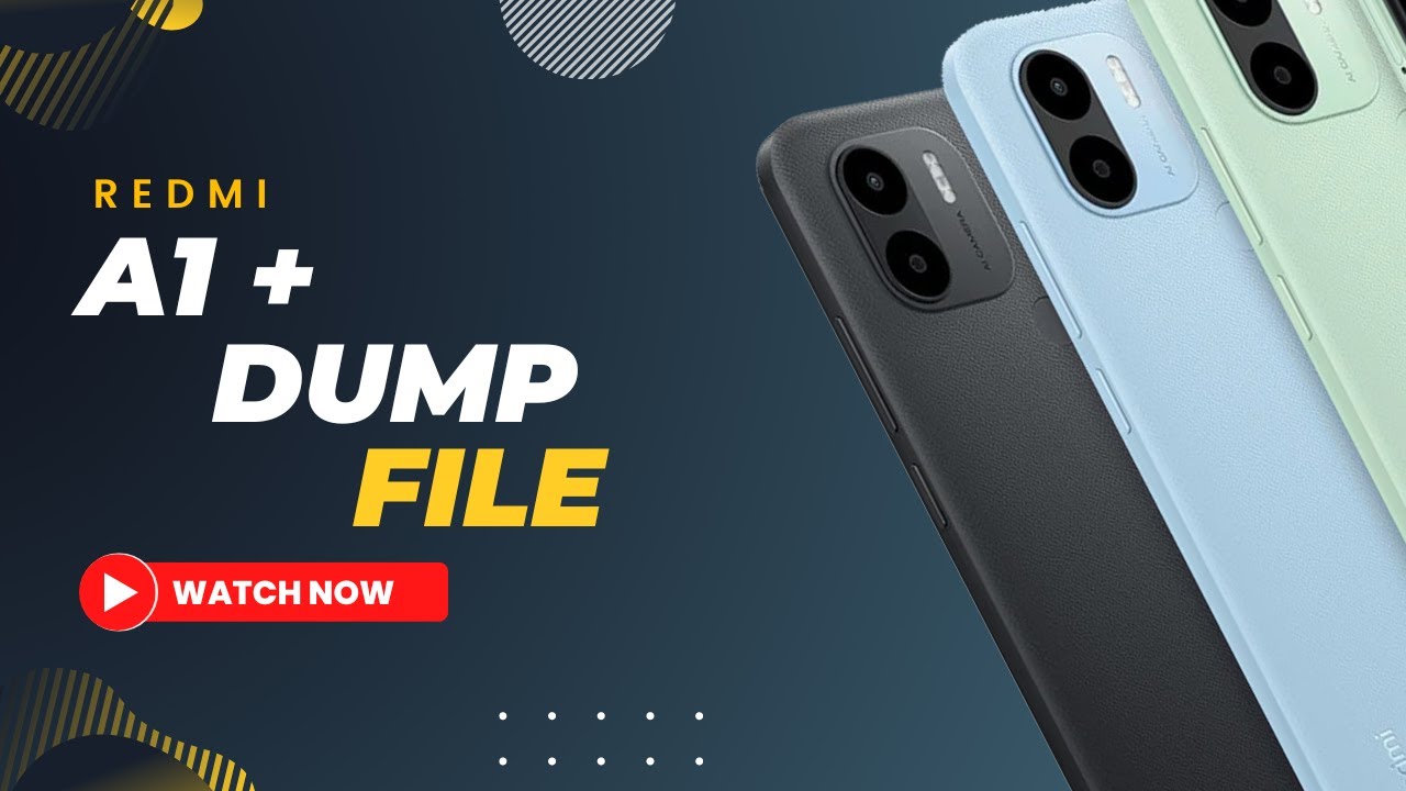 Redmi A1+ Dump File Flash File Unlocktool