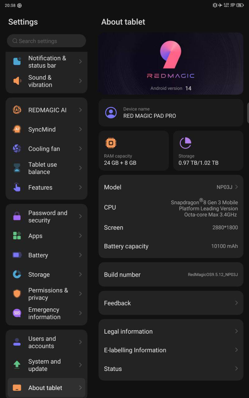 Redmagic Nova Pad Pro  Unlock BootLoader + Successful root Apatch and hide root