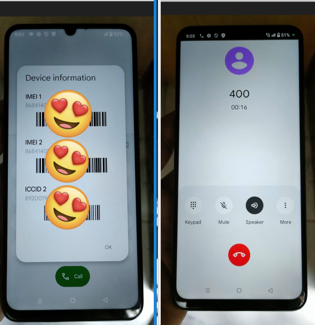 حل مشكلة بيزباند وايمى RMX3939 Realme C63 repair imei done