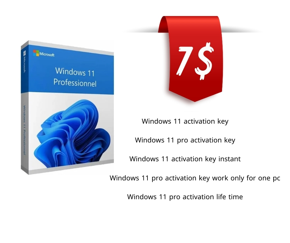 Microsoft Windows 11 Professional Genuine License Key license 1 Pc Life Time