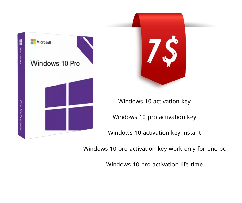 Microsoft Windows 10 Professional Genuine License Key license 1 Pc Life Time
