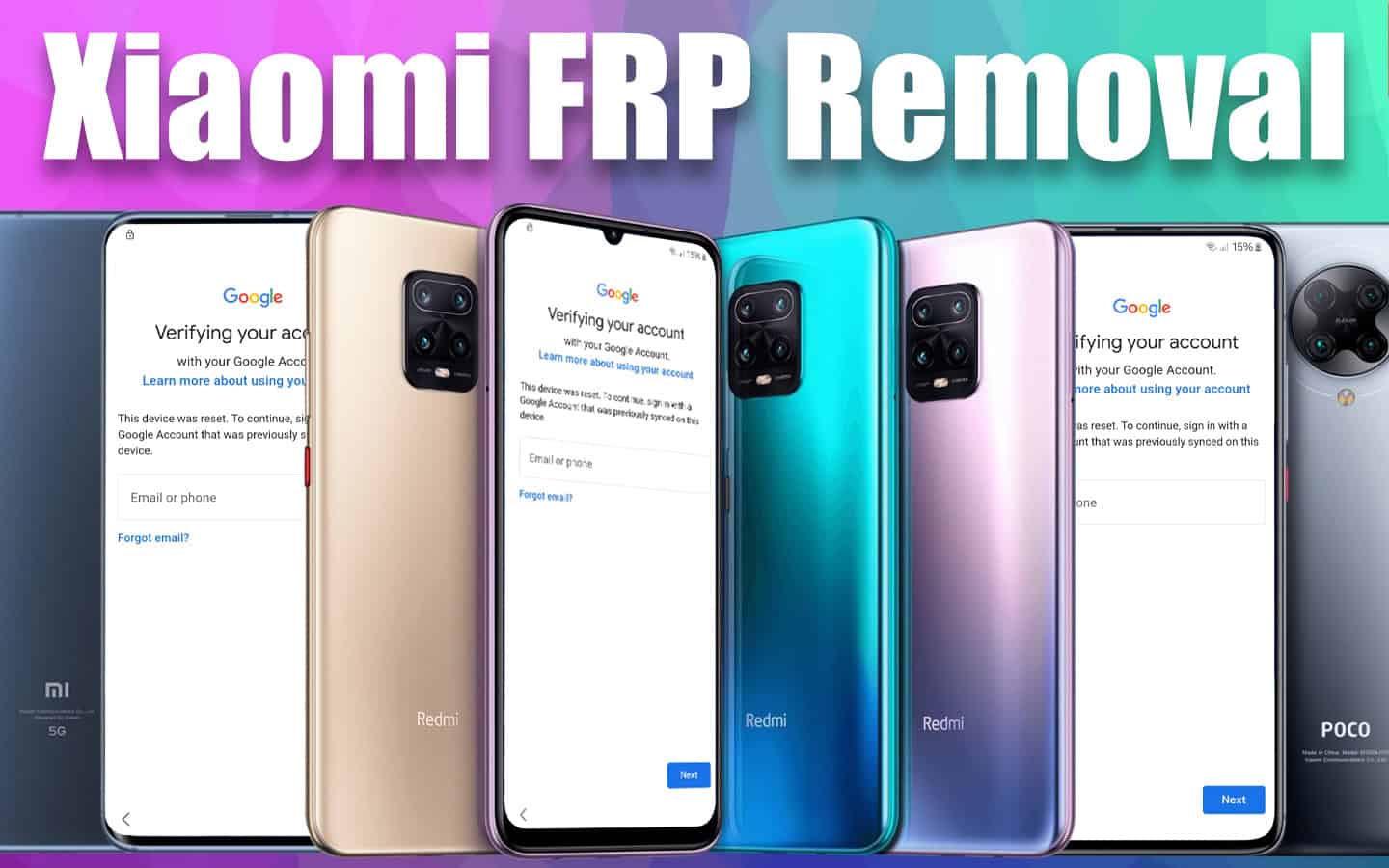 Xiaomi FRP Removal