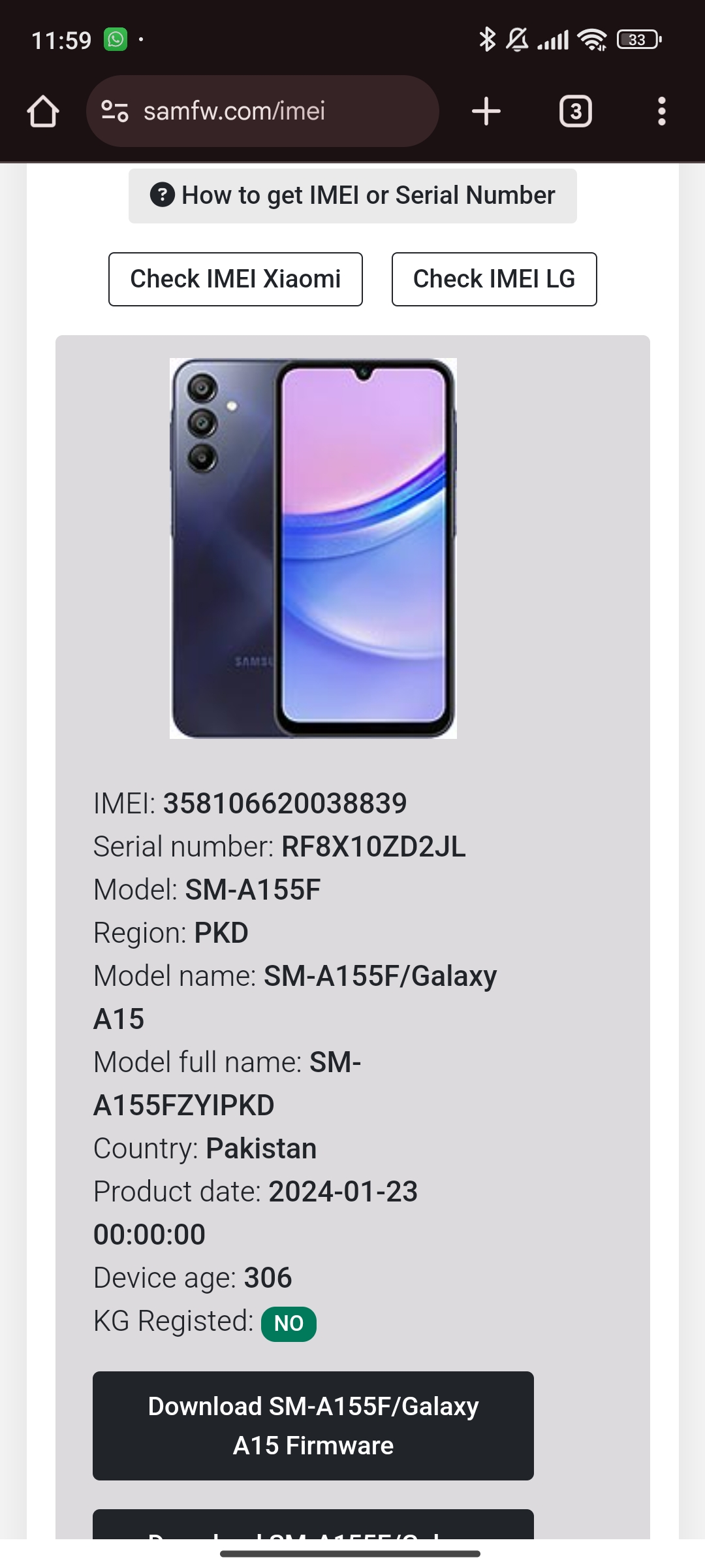 Samsung Galaxy frp by IMEI