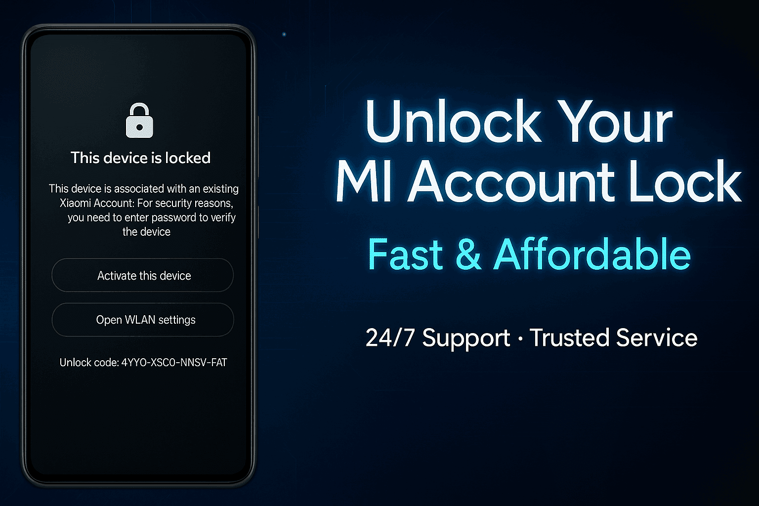 Xiaomi Mi Account Remove (Europe Country) Clean 100% Success