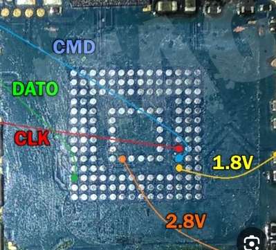TEST POINT-ISP JTAG photos