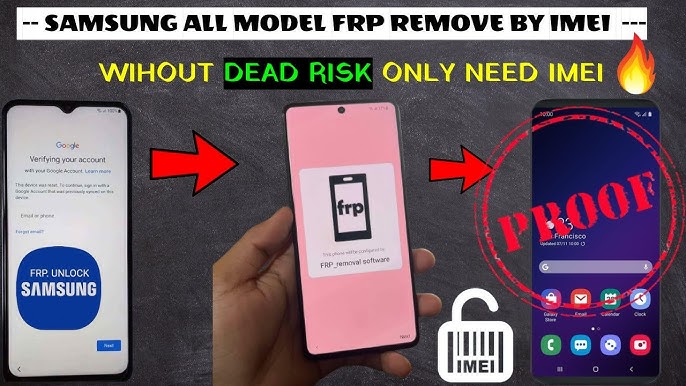 تخطي حماية FRP (حساب جوجل) لجميع أجهزة Samsung عن طريق رقم الـ IMEI