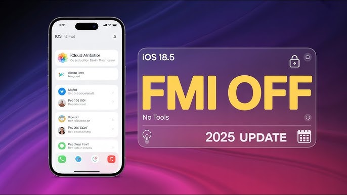 iPhone Open Menu FMI OFF (iOS 18.5) No Game Center