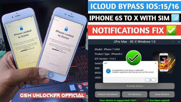 تخطي شاشة الترحيب (Hello) iCloud لأجهزة iPhone 5s باستخدام LPRO Max